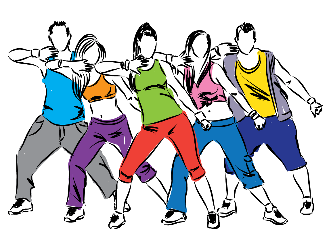 zumba-dancers-illustration