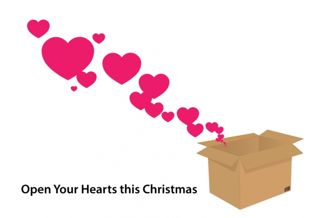 christmas Hearts-taking-off-from-a-box