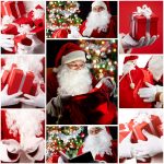 Santa Claus and presents