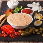 Thousand Island Dressing with ingredients