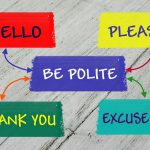 Be polite message
