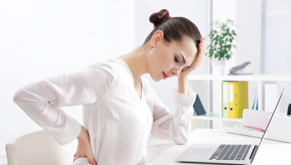 incorrect-posture-concept-young-woman-back computer posture injury