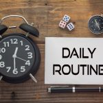 daily-routine-written-on-paper-wooden