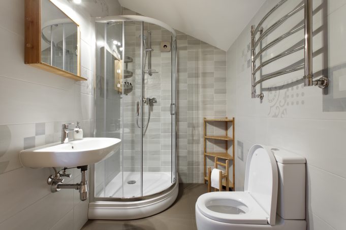 small-bathrooms-toilet-shower-gray-tones small bathrooms