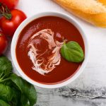 tomato-soup-fresh-basil-cherry-tomatoes-538372126