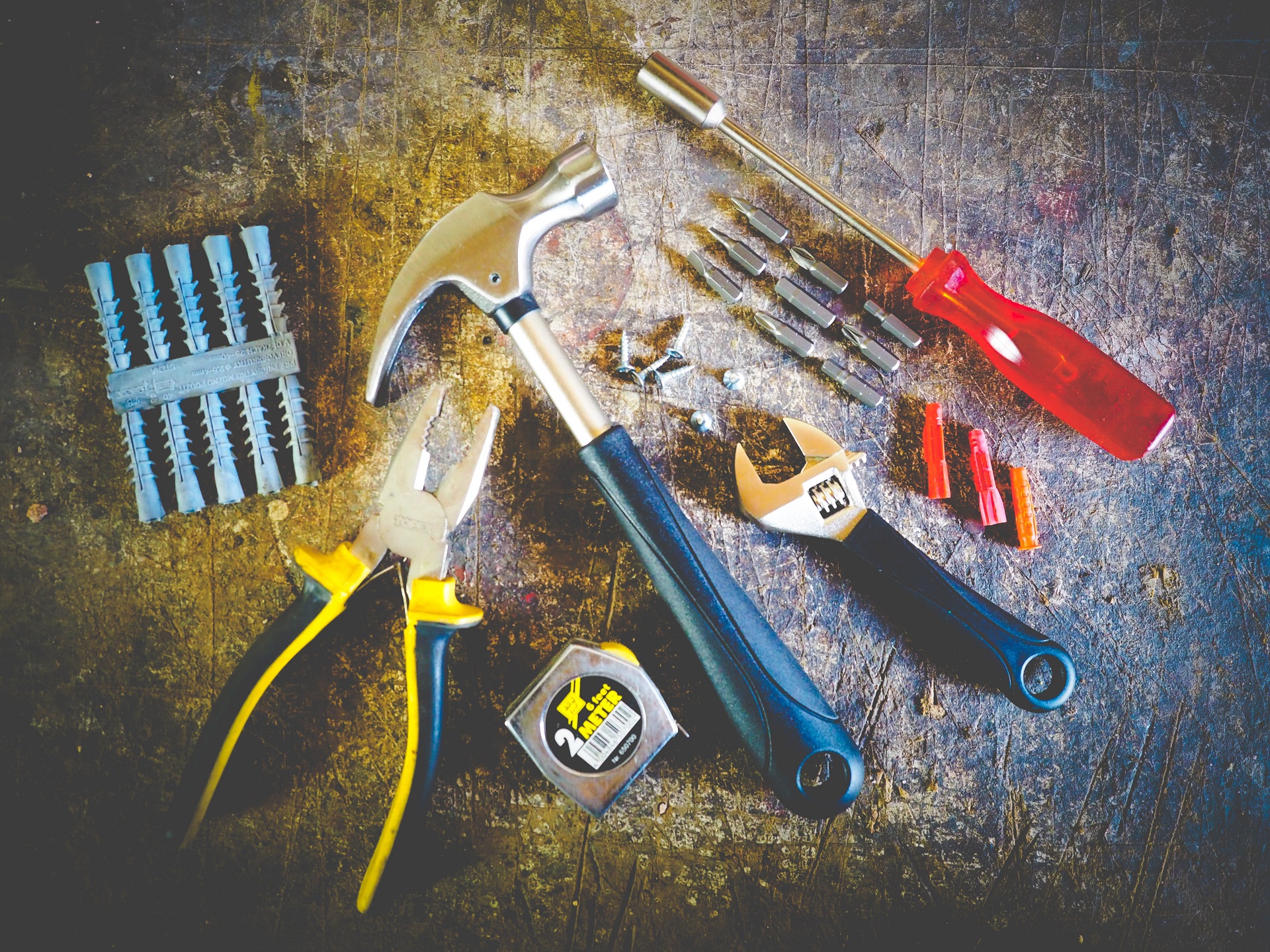 Investing in a tool kit is a household hack. 