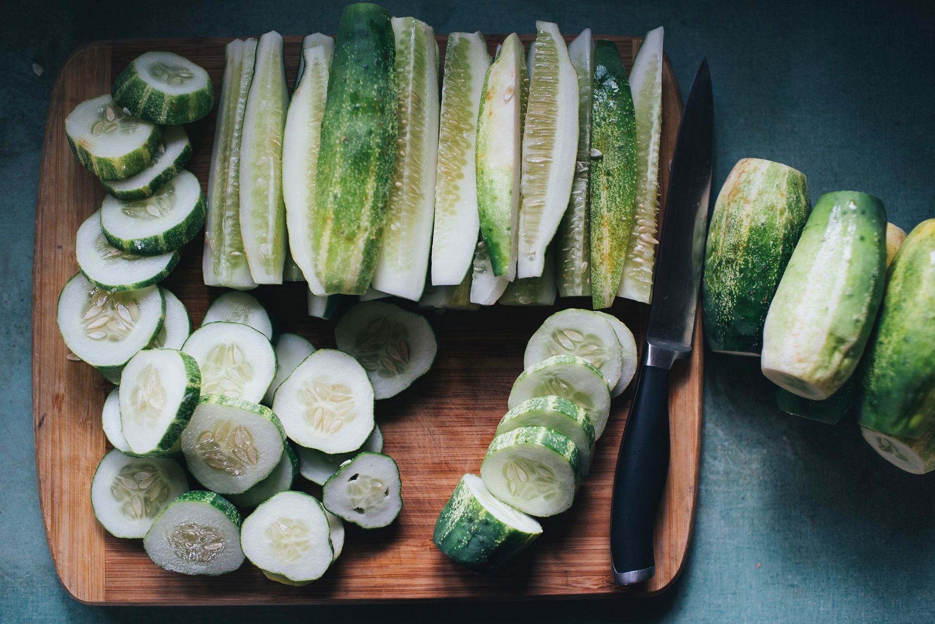 Cucumbers are fruits. 