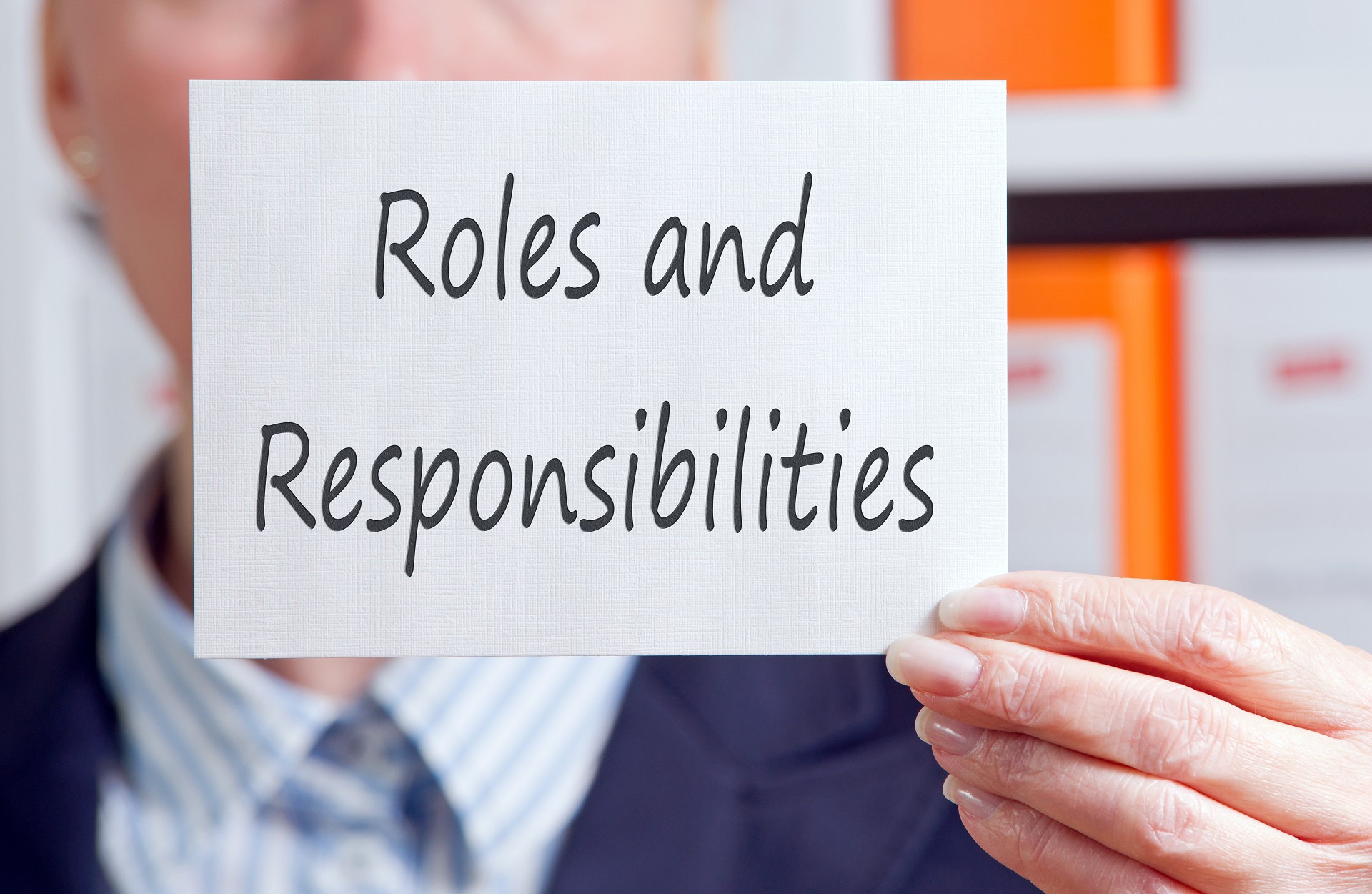 Define job roles and responsibilities. 