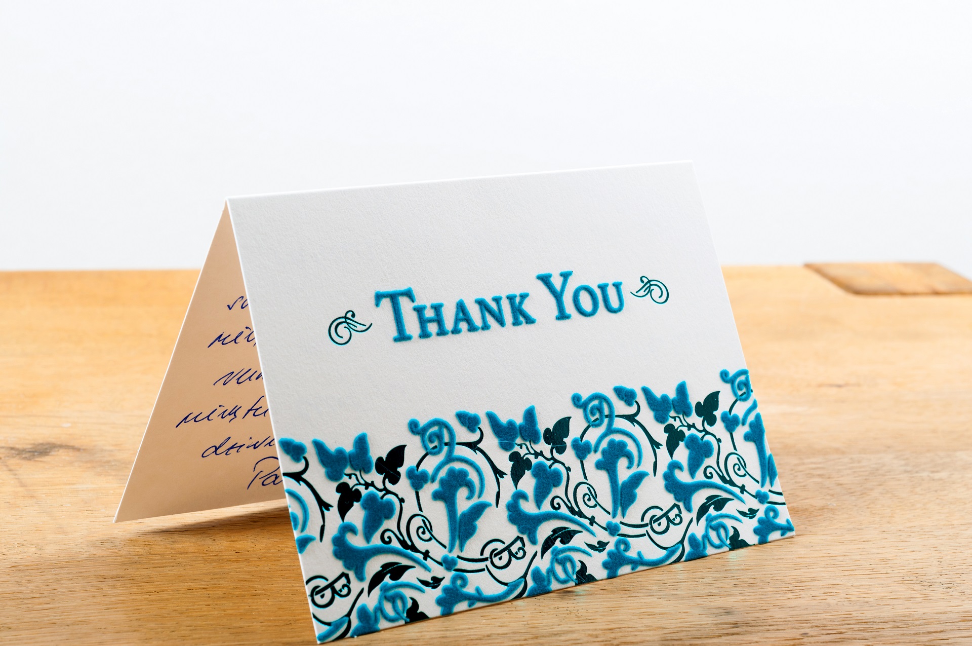 Add a thank-you note