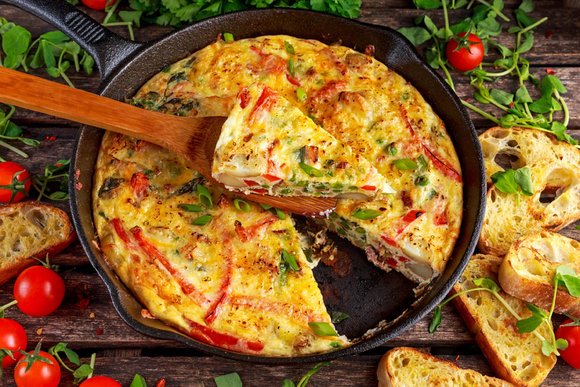 Easy omelet recipe spanish take. 