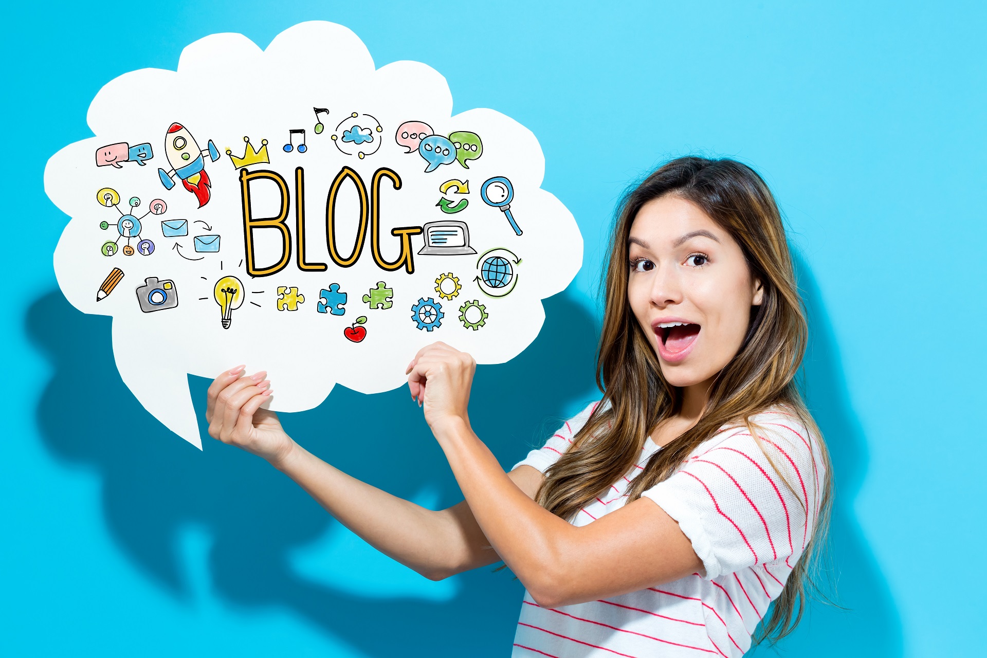 Create a blog for your website. 