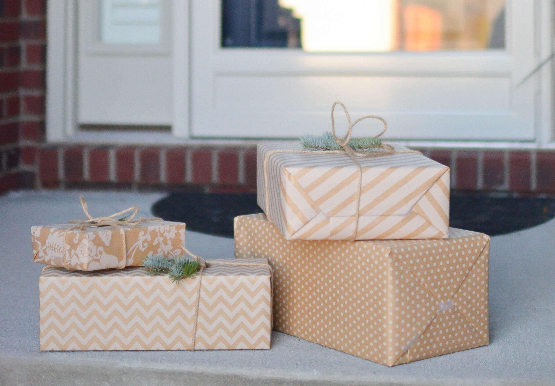 Packaging your gift boxes. 